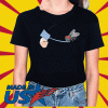 Fly hits Mike Pence white Swatter Biden Harris 2020 debate T-Shirt - #BidenHarris