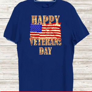 Happy Veterans day American Flag 2020 T-Shirt