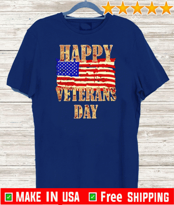 Happy Veterans day American Flag 2020 T-Shirt