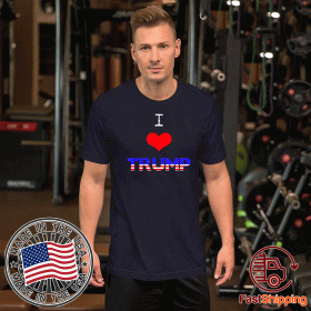 I Love Trump in Stars us T-Shirt