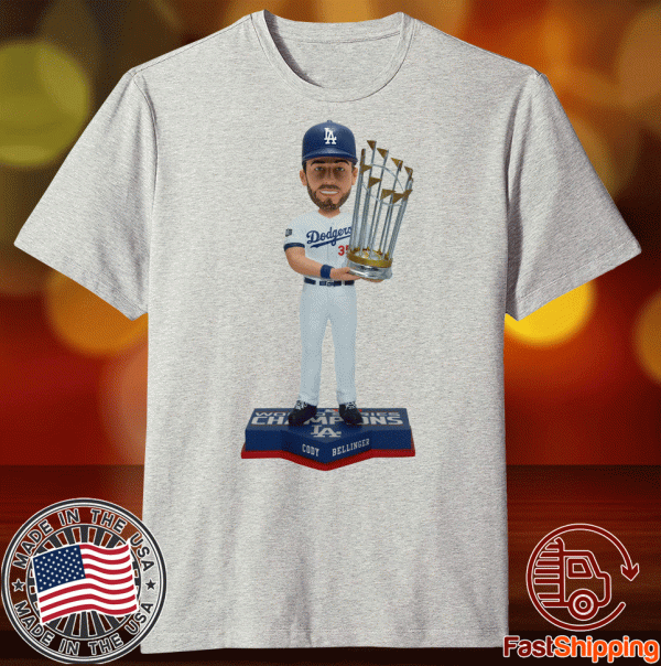 Los Angeles Dodgers Cody Bellinger 2020 World Series Champions T-Shirt