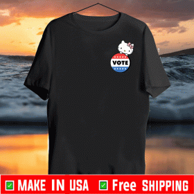 Love Hello Kitty Vote Button T-Shirt