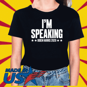 Official I'M Speaking Biden Harris 2020 T-Shirt