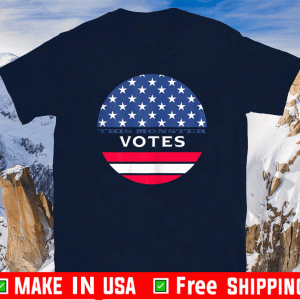 This Monster Votes US FLag T-Shirt