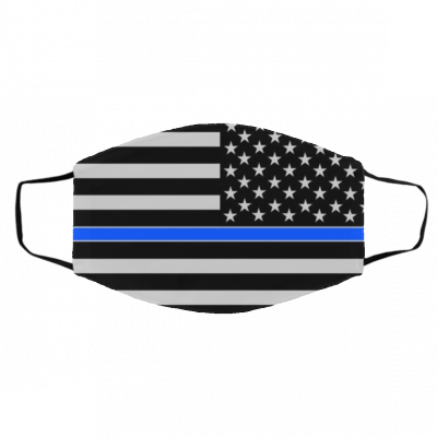Ba-ck- t-h-e -Bl-u-e Fl-ag U-S Face Mask