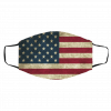 Un-ite-d Sta-t-es Am-eri-can USA Flag Face Mask