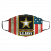 A-rm-y F-lag U-S Face Mask