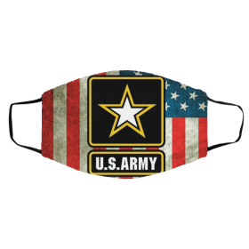 A-rm-y F-lag U-S Face Mask