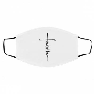 F-ai-th O-ve-r F-e-ar F-oc-us On G-o-d Face Mask