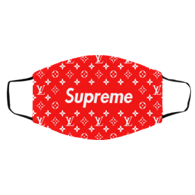 L-o-u-i-s V-u-i-t-t-o-n S-u-p-r-e-m P-a-r-f-u-m Red Face Mask