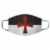K-n-i-g-h-t-s T-e-m-p-l-a-r Face Mask