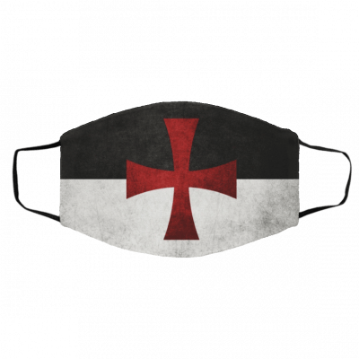 K-n-i-g-h-t-s T-e-m-p-l-a-r Face Mask