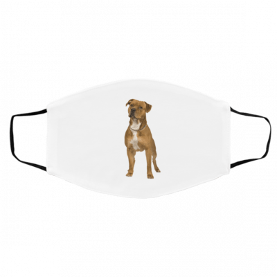 A-m-e-r-i-c-a-n S-t-a-f-f-o-r-d-s-h-i-r-e D-o-g Face Mask