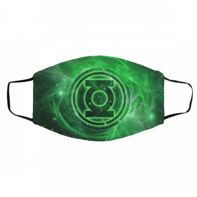 L-o-g-o G-r-e-e-n L-a-n-t-e-r-n Face Mask