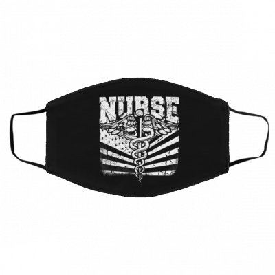 N-u-r-s-e F-l-a-g Face Mask