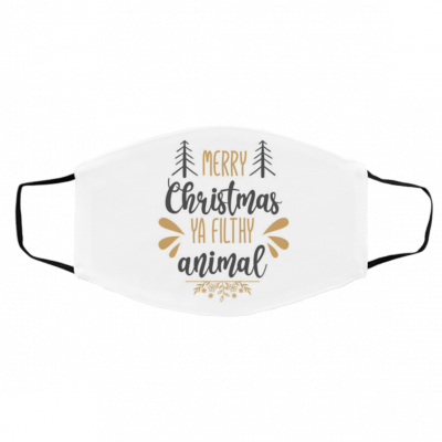 L-o-ve -Me-rry Ch-ris-tma-s Y-a F-ilt-hy An-ima-l Face Mask