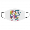 Dabbing Unicorn Hair Stylist Hustler Hairstylis Face Mask