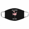 Fl-ami-ng-o W-i-ll Re-mo-ve F-or W-ine Bea-ch Su-mm-er Ho-lid-ay Face Mask