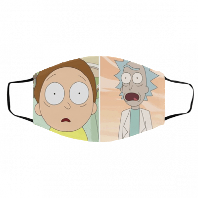 Ri-ck A-n-d M-or-ty M-ash-up Face Mask A-nti-bac-ter-ial F-ab-ric An-d H-ig-h qu-ality Face Mask