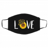 L-ov-e Su-nF-lo-wer Face Mask