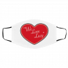 I Lo-ve L-u-cy b-e-a-ut-if-ul love Face Mask