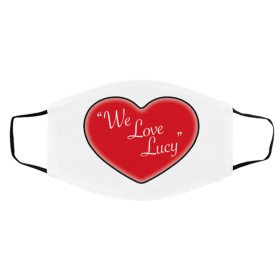 I Lo-ve L-u-cy b-e-a-ut-if-ul love Face Mask