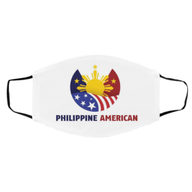 Am-er-ica Is -My Ho-m-e Ph-ilip-pi-nes Is M-y Blo-od Face Mask