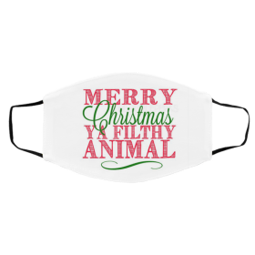 M-err-y Chr-ist-ma-s Ya Filt-hy A-nim-al Face Mask