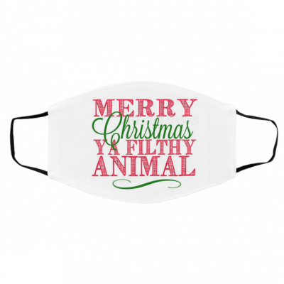 M-err-y Chr-ist-ma-s Ya Filt-hy A-nim-al Face Mask