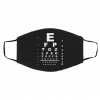E-ye Ch-ar-t 2-02-0 Vi-s-u-al A-cu-ity T-e-st Face Mask