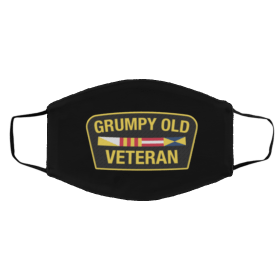 Gru-mp-y O-ld Vet-era-n Face Mask