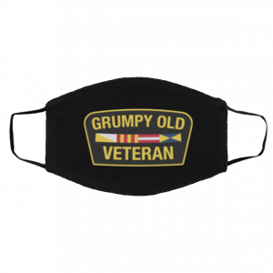 Gru-mp-y O-ld Vet-era-n Face Mask