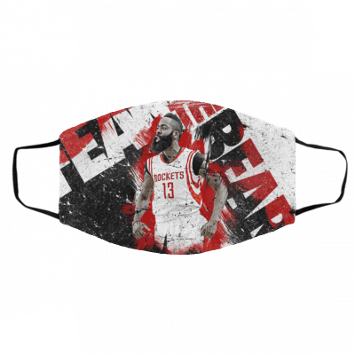 Ja-me-s Ha-rde-n Ho-u-st-on Ro-ck-ets Face Mask