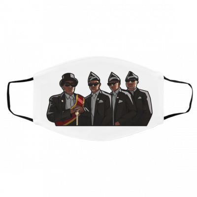 Dancing Pallbearer Dancing Coffin Halloween Face Mask