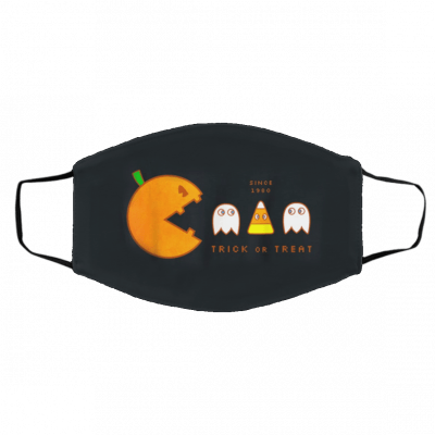 Tri-ck O-r Tr-e-at R-et-ro V-id-eo G-am-e Face Mask