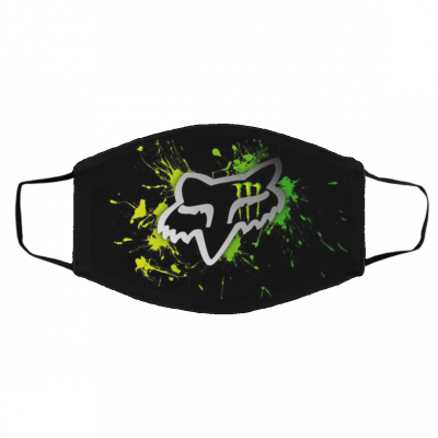 M-o-ns-ter E-ne-rg-y A-nd F-ox R-ac-ing Face Mask