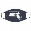 M-assa-chus-etts Fla-g US 2020 Face Mask