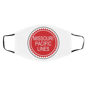 M-ais-sou-ri Pa-cifi-c Li-n-es Face Mask