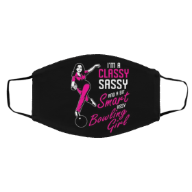 S-ass-y Cl-as-sy B-owli-ng W-o-man Face Mask