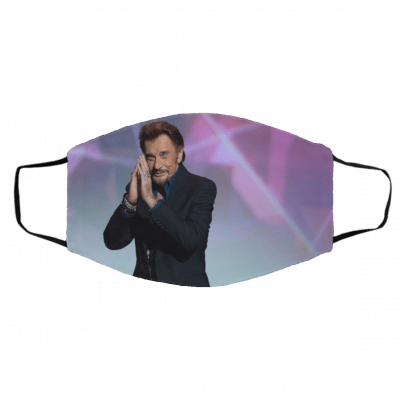 Jo-hn-ny Hal-lyd-ay Fre-n-ch sing-er Face Mask