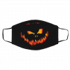 Ja-ws P-ump-kin E-vil G-rin Ja-ck-o’-L-ant-ern Face Mask