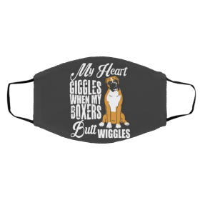 M-y He-art Gi-ggl-es W-h-en M-y B-ox-ers B-ut-t W-iggl-es Face Mask