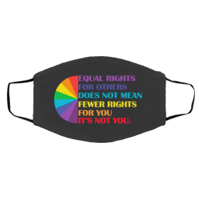 L-og-o #LG-BT-Q#2020 E-qual Ri-ghts Fo-r O-the-rs D-o-es N-ot Me-an Few-er Rig-h-ts F-or Y-ou Face Mask