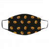 pu-m-pkin em-oji cos-tum-e gi-ft f-or fa-ll Face Mask