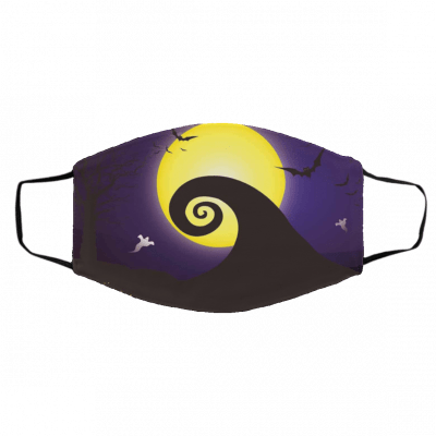 Hal-lowe-en Nig-htma-re b-efo-re C-hristm-as Face Mask