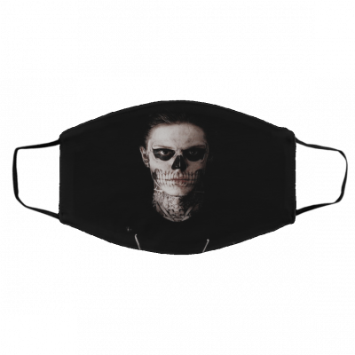 A-MERI-CA-N H-OR-ROR Sto-ry Hall-ow-een Sk-ellingto-n Face Mask