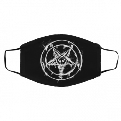 S-kull Ba-pho-me-t Go-th mas-ks S-ata-n Face Mask
