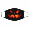 Ja-ck-o-lant-ern pumpkin Face Mask