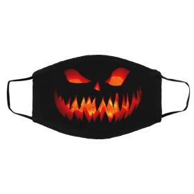 Ja-ck-o-lant-ern pumpkin Face Mask
