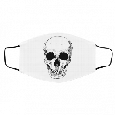 Ev-il Pu-mpk-in Ja-ck O’S-kel-eto-n St-yle Face Mask